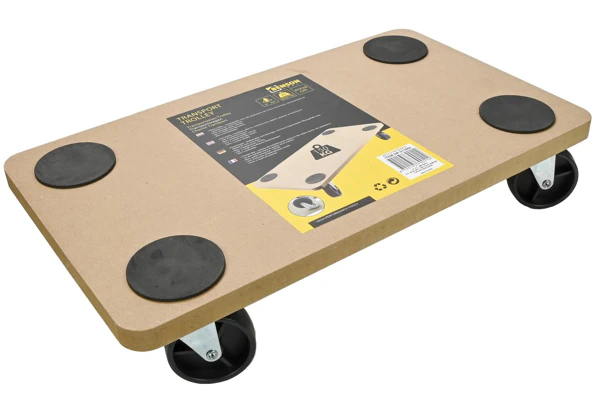 Benson Transport trolley | Antislip | 45 x 26 cm | Max. 150 kg | Gemakkelijk te besturen