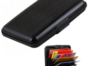 Aluminium Portemonnee / Kaarthouder – RFID Bescherming | Zwart
