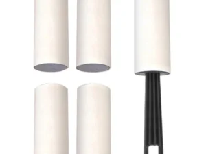 Kleefroller Voordeelverpakking 1 Pluizenroller + 4 Navulrollen | Voor Kleding, Meubels en Huisdieren