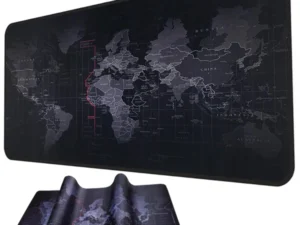 Bureau onderlegger - Wereldkaart - Muismat - Wereldkaart - Gaming muismat - Anti-Slip - 80x30