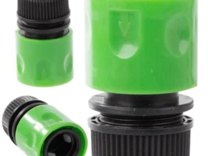 Tuinslang opzetstuk - Slangkoppeling - Tuinslang koppeling - Snelkoppeling 1/2 - Groen - Set van 2