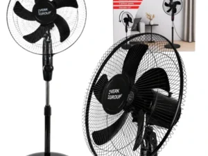 Statiefventilator 16 Inch Verstelbare Vloerventilator | 40W | Zwart