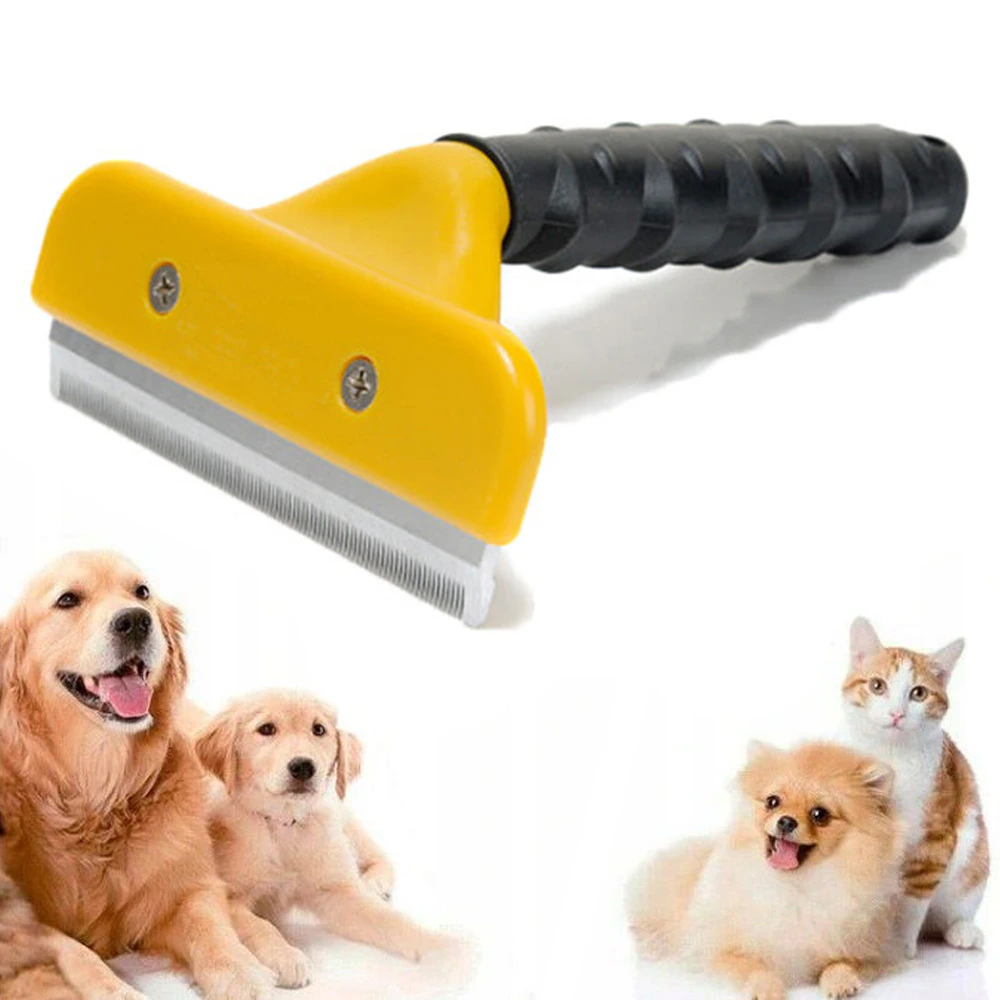Dierentrimmer 10 cm | Onderwolkam voor Hond, Kat en Paard | Roestvrij Staal