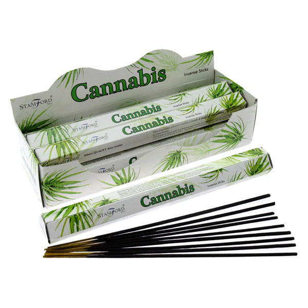 Stamford Wierook stokjes cannabis 20x stuks Aromatherapie & Ontspanning