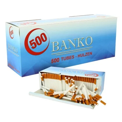 Banko Sigarettenbulzen doos met 500 stuks