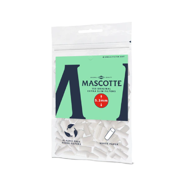 Mascotte Original Extra Slim Filters | 150 Stuks | 5,3 mm