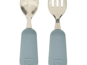 Atmosphera Yum Kinder Bestekset | Vork en Lepel | Blauw