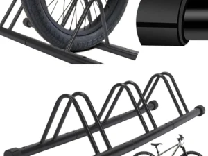 Fietsenrek voor 3 Fietsen | Fietsenstalling | Zwart | Binnen & Buiten