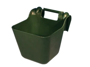Excellent Hangvoerbak Young Line | 14 Liter | Voer- en Drinkbak voor Paarden & Boerderijdieren | Donkergroen