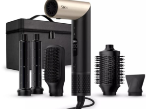 Silk'n Airstyler 5-in-1 | Fohnborstel met 5 accessoires | Volume- en roterende borstel | Krulborstel, stijltang en krultang | Ionische haardroger | SilkyAir Flex